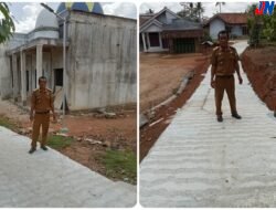 Pekon Kemilin Realisasikan Pembangunan Rabat Beton Anggaran DD Tahap II Tahun 2024