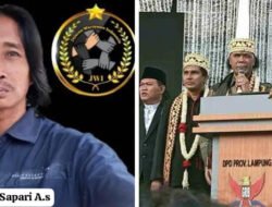 Ketua JWI DPW Lampung Rudi Sapari A.s Mengucapkan Selamat Atas Dilantiknya Ketua ORMAS GRIB Jaya DPD Lampung