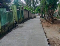 Pekon Bumi Rejo Bangun Jalan Rabat Beton Realisasikan Anggaran DD Tahap II 2024