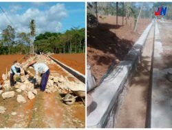 Pekon Enggal Rejo Bangun Drainase, Anggaran Dana Desa Tahap II 2024