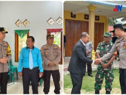 Kapolres Pesisir Barat Tinjau Pos PAM Wisata Operasi Lilin Krakatau 2024