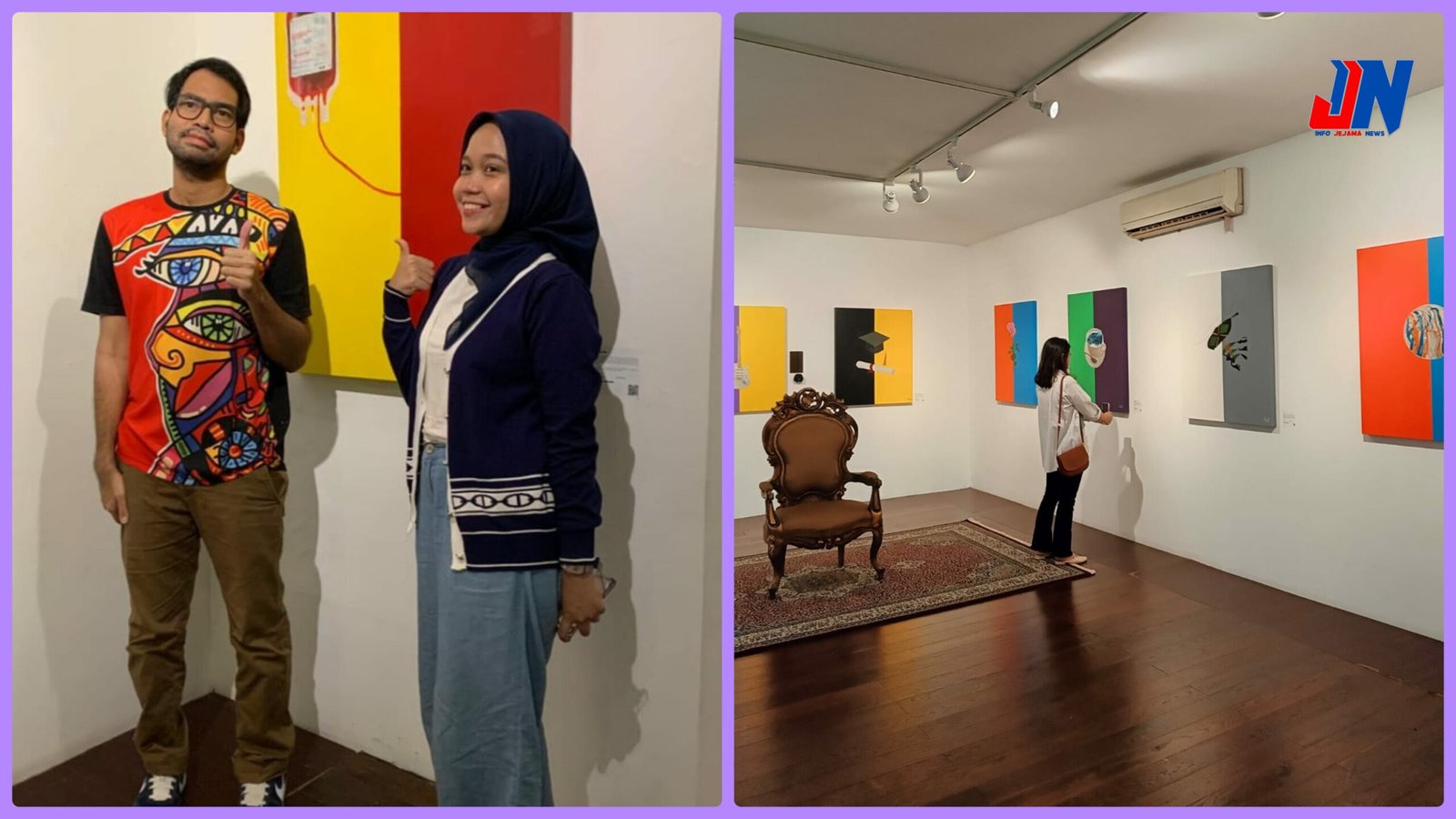 Pameran Seni Resonansi Dua Dunia.oleh Edo Makarim, Menelusuri Harmoni dalam Kontradiksi