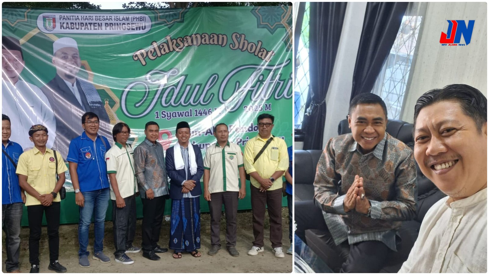 Toleransi di Pringsewu: Sholat Ied Aman dan Khidmat