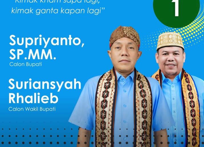 Supriyanto-Suriansyah Janji Bangun Pesawaran dengan Infrastruktur dan Pertanian Unggul
