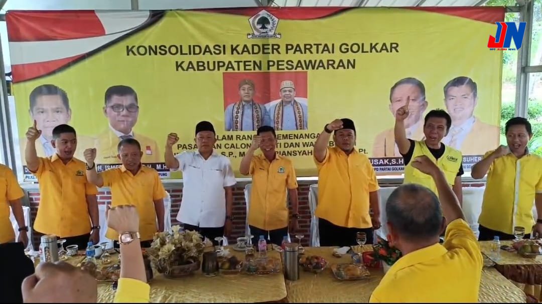 Partai Golkar Siap Menang kan Supriyanto dan Suriansyah Rhalief Pada PSU Pesawaran.
