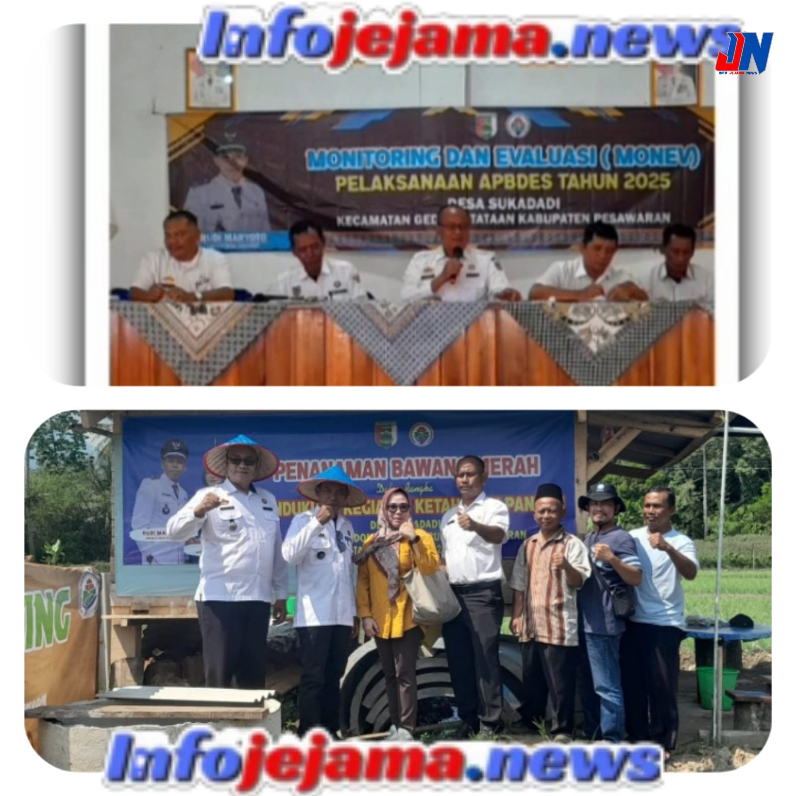 Desa Sukadadi Laksanakan Evaluasi Apbdes Tahap Pertama Tahun 2025 Pesawaran, Rabu (4/6/2025)