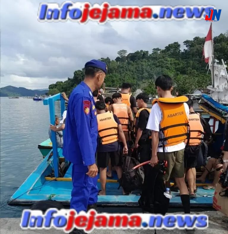 Satpolairud Pesawaran Perketat Pengawasan Laut, Imbau Nahkoda Waspadai Cuaca Ekstrem.16 Juni 2025