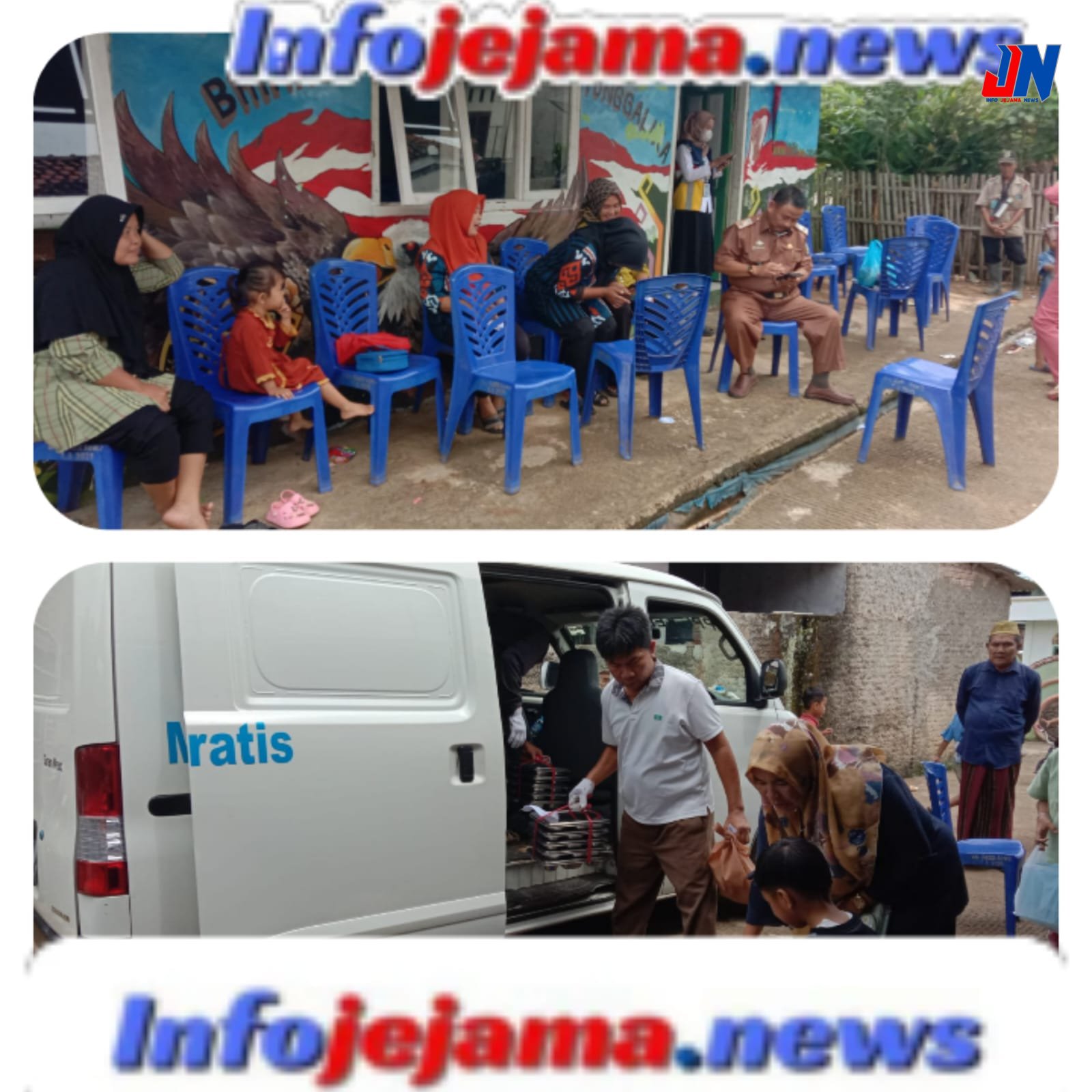 Pokdar Kamtibmas Kawal Distribusi Program Makan Bergizi Gratis (MBG) di Kecamatan Kedondong