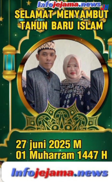 Kepala Desa Sukadadi, Kecamatan Gedong Tataan, Kabupaten Pesawaran Dengan penuh hormat mengucapkan:Selamat Tahun Baru Islam1 Muharram 1447 H / 27 Juni 2025 M. 