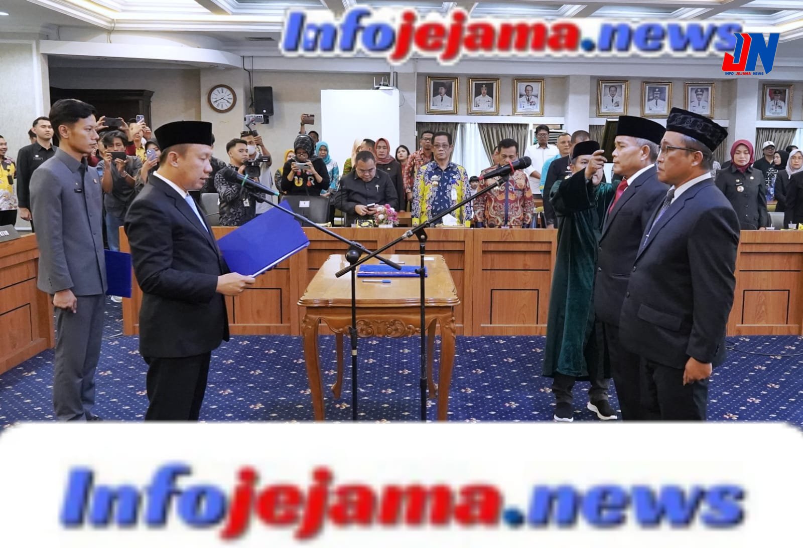 Dua Jabatan Pimpinan Tinggi Pratama di Pemprov Lampung Resmi Berganti.