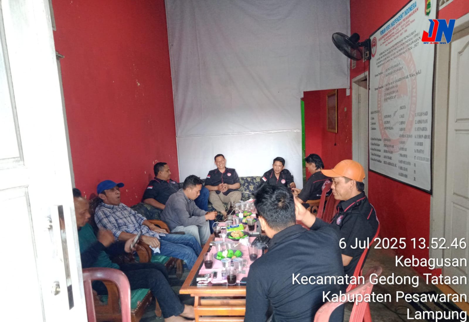 Dengan Kepengurusan Yang Baru Forum Pers Independent Indonesia (FPII) Korwil Pesawaran Resmi Dibentuk