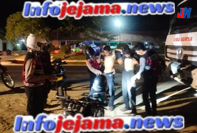 Resahkan Warga, Sekelompok Pembalap Liar Dibubarkan Aparat di Pringsewu