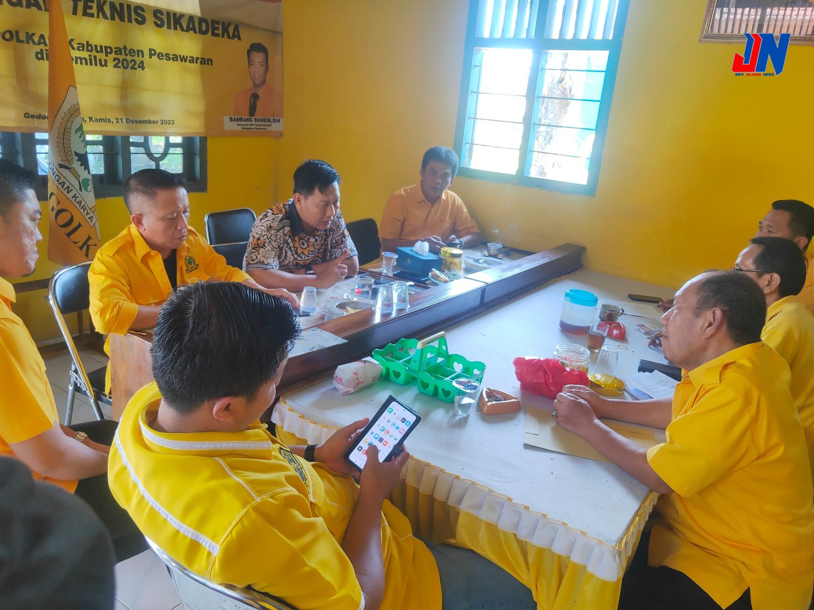 HUT Partai Golkar Digelar Serentak, DPD Golkar Pesawaran Siapkan 1.000 Paket Sembako dan Santunan untuk 100 Anak Yatim